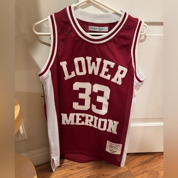 Kobe Lower Merion Basketball Jersey - Maroon and White